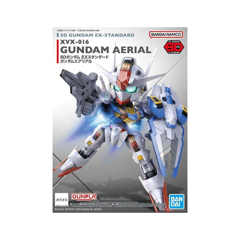 Bandai - Gunpla - SD Gundam Ex-Standard - XVX-016 Gundam Aéreo - MOBILE SUIT Gundam: La bruja de Mercurio