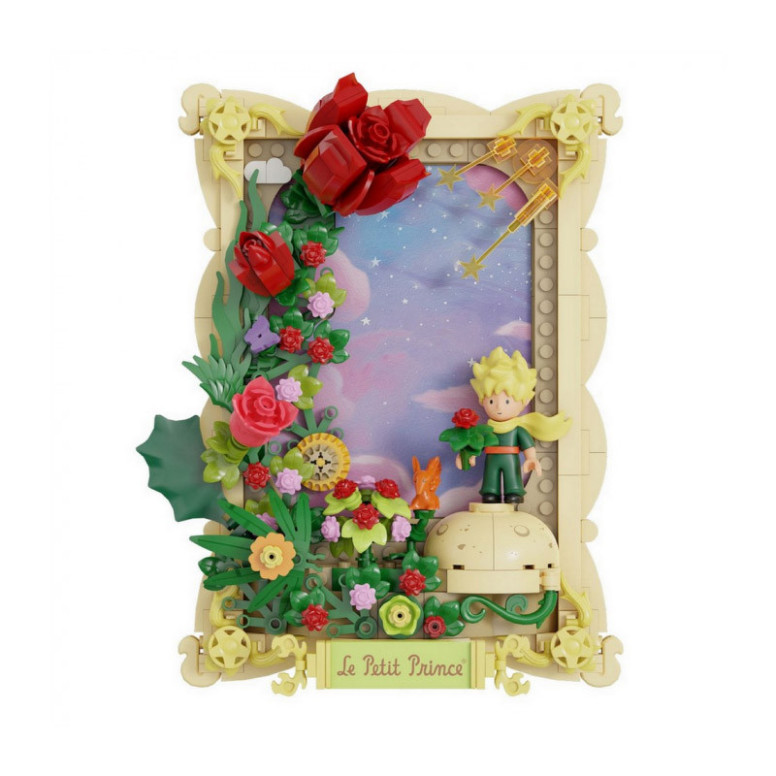 Pantasy - El Principito - El Principito La Rosa Retrato 3D (set a construire)