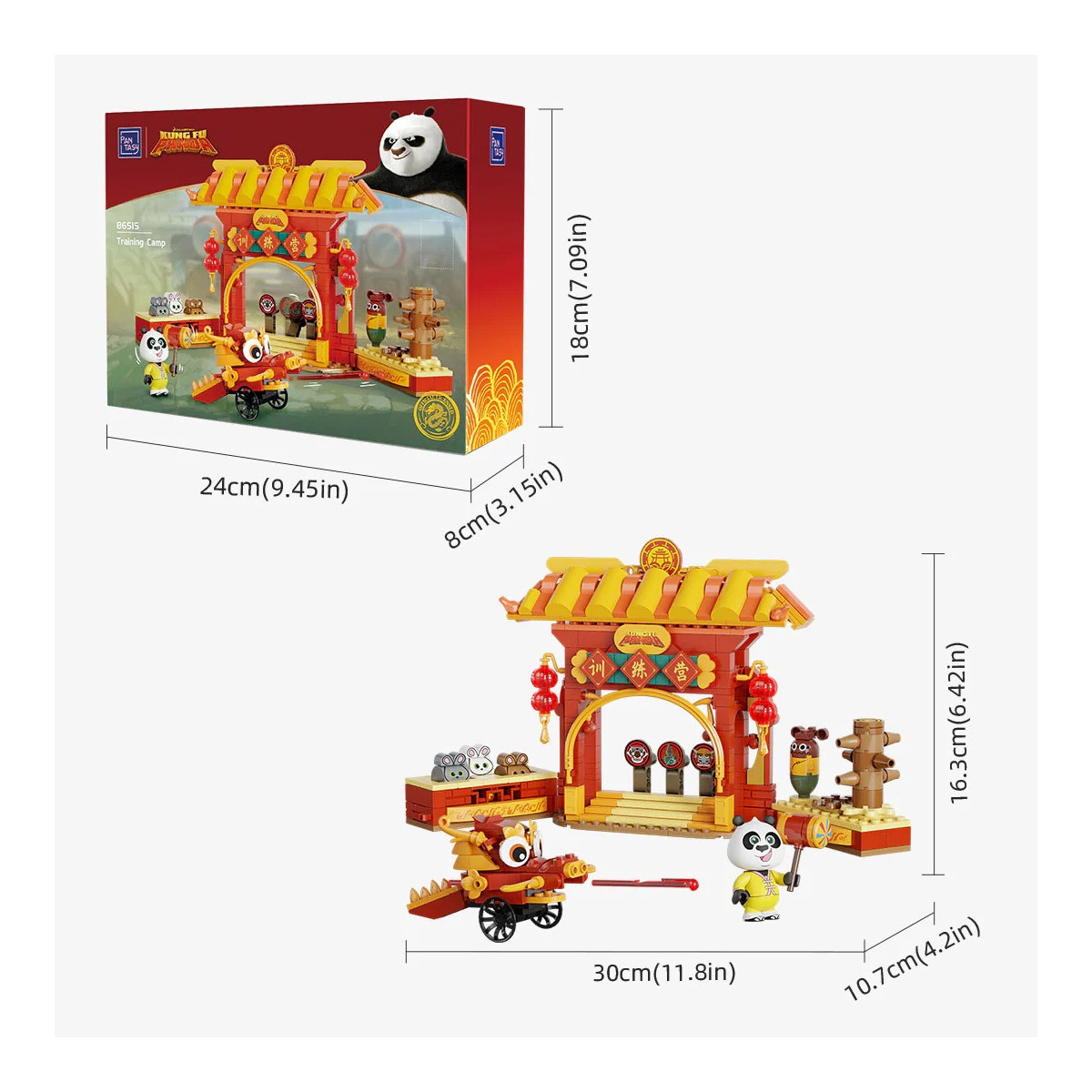 Pantasy - Kung Fu Panda - Campo de entrenamiento (set a construire)