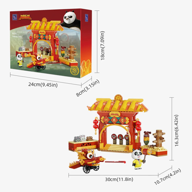 Pantasy - Kung Fu Panda - Campo de entrenamiento (set a construire)