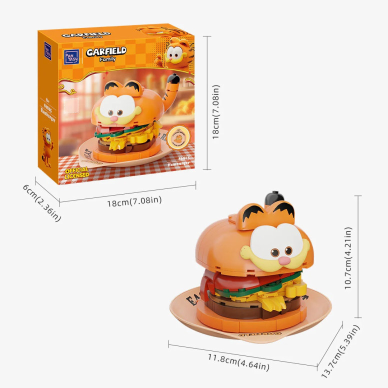 Pantasy - Garfield Foodie Series- Garfield Hamburguesa (set to build)