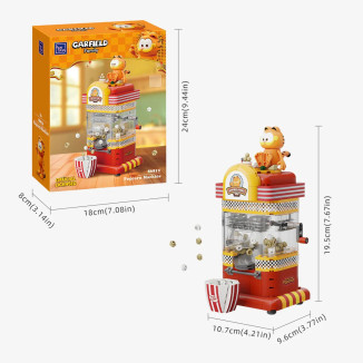 Pantasy - Garfield Fantastic Machines Series - Garfield Pop Corn Machine (set para construir)
