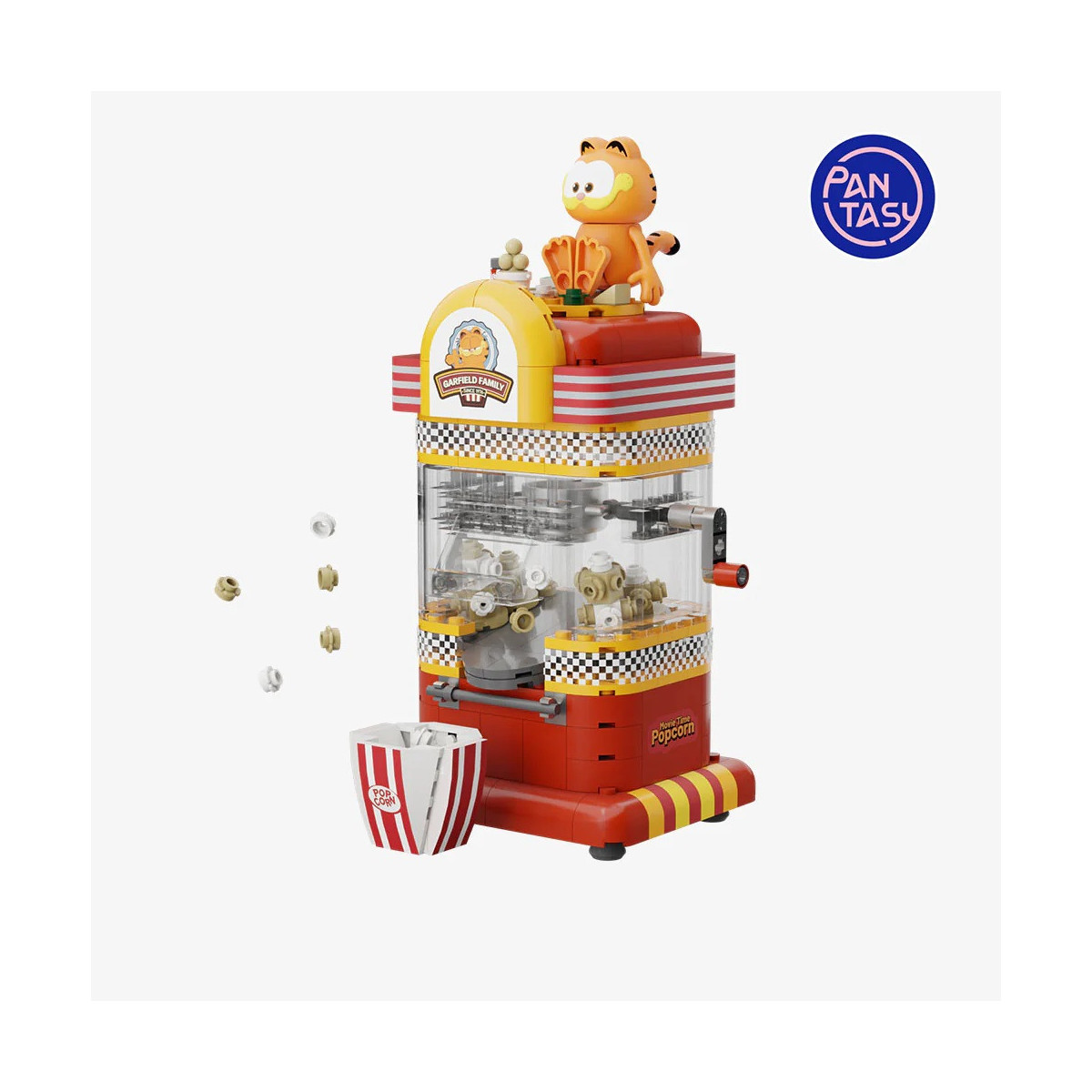 Pantasy - Garfield Fantastic Machines Series - Garfield Pop Corn Machine (set para construir)
