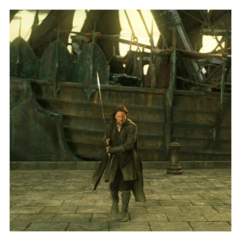 Weta - Aragorn Miniatura Statue - El Señor de los Anillos - LOTR
