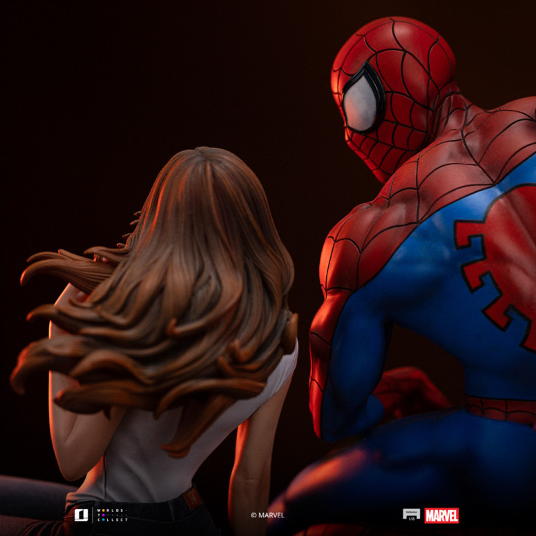 Iron Studios Marvel Comics - Spider-Man y MJ Diorama 1/6