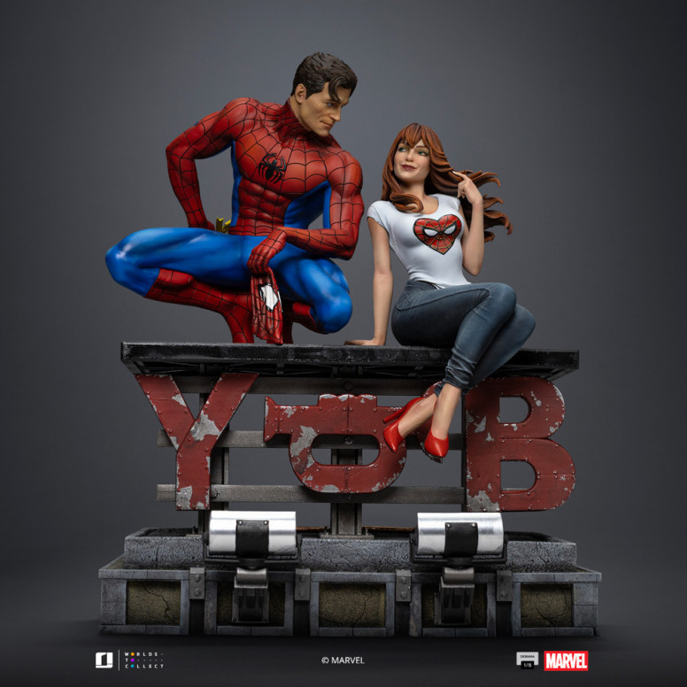 Iron Studios Marvel Comics - Spider-Man y MJ Diorama 1/6