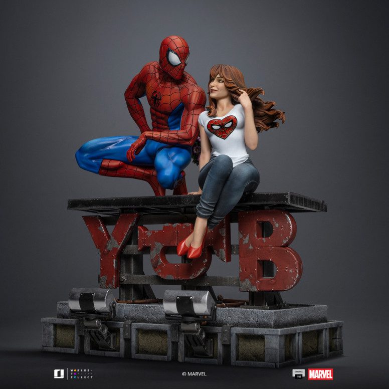 Iron Studios Marvel Comics - Spider-Man y MJ Diorama 1/6