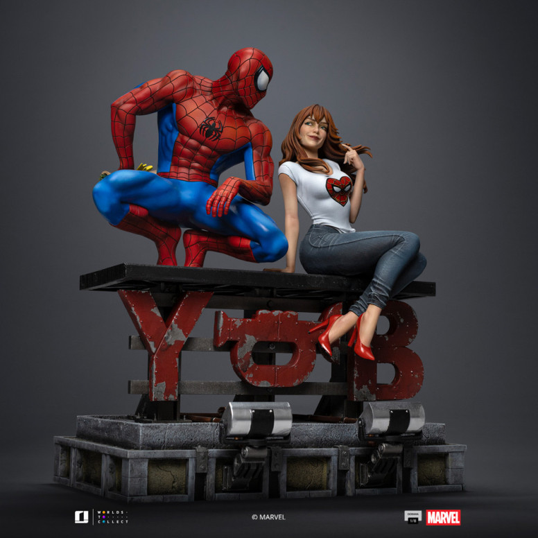 Iron Studios Marvel Comics - Spider-Man y MJ Diorama 1/6