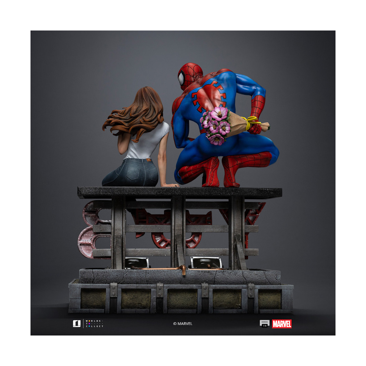 Iron Studios Marvel Comics - Spider-Man y MJ Diorama 1/6
