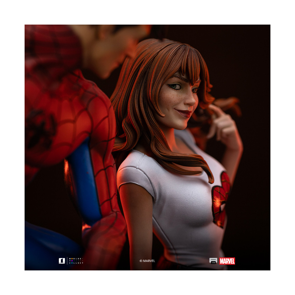 Iron Studios Marvel Comics - Spider-Man y MJ Diorama 1/6
