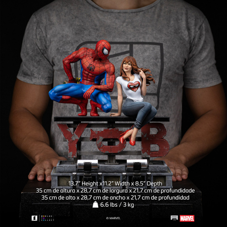 Iron Studios Marvel Comics - Spider-Man y MJ Diorama 1/6