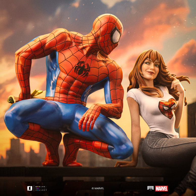 Iron Studios Marvel Comics - Spider-Man y MJ Diorama 1/6