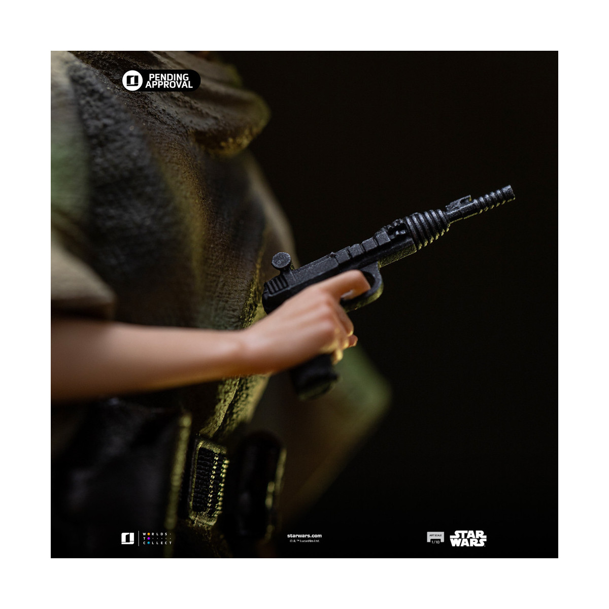 Iron Studios Star Wars - Leia y Wicket Arte Escala 1/10 - El Retorno del Jedi