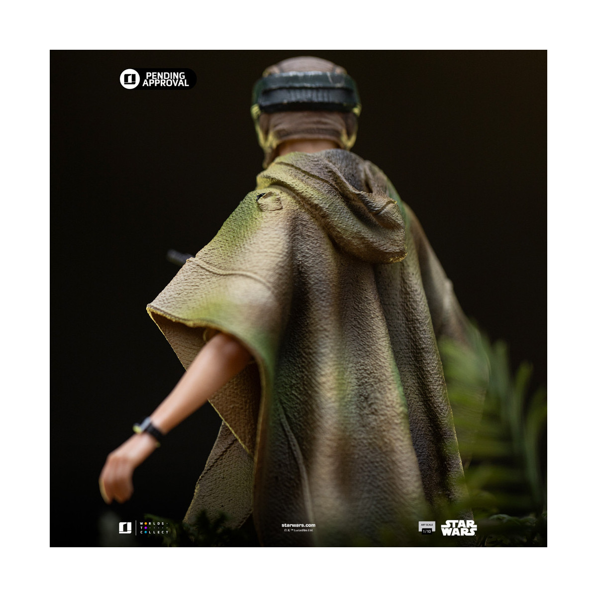 Iron Studios Star Wars - Leia y Wicket Arte Escala 1/10 - El Retorno del Jedi