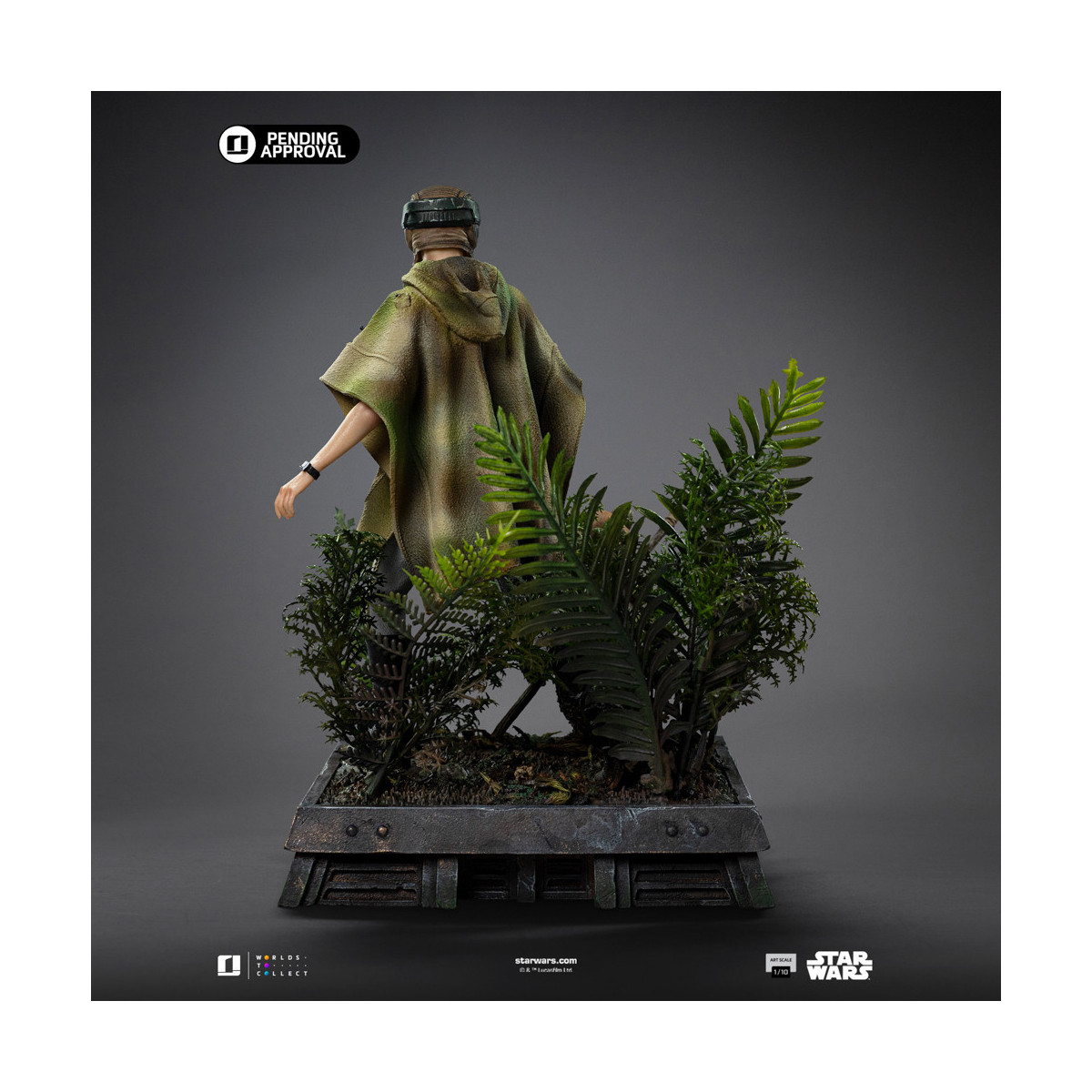 Iron Studios Star Wars - Leia y Wicket Arte Escala 1/10 - El Retorno del Jedi