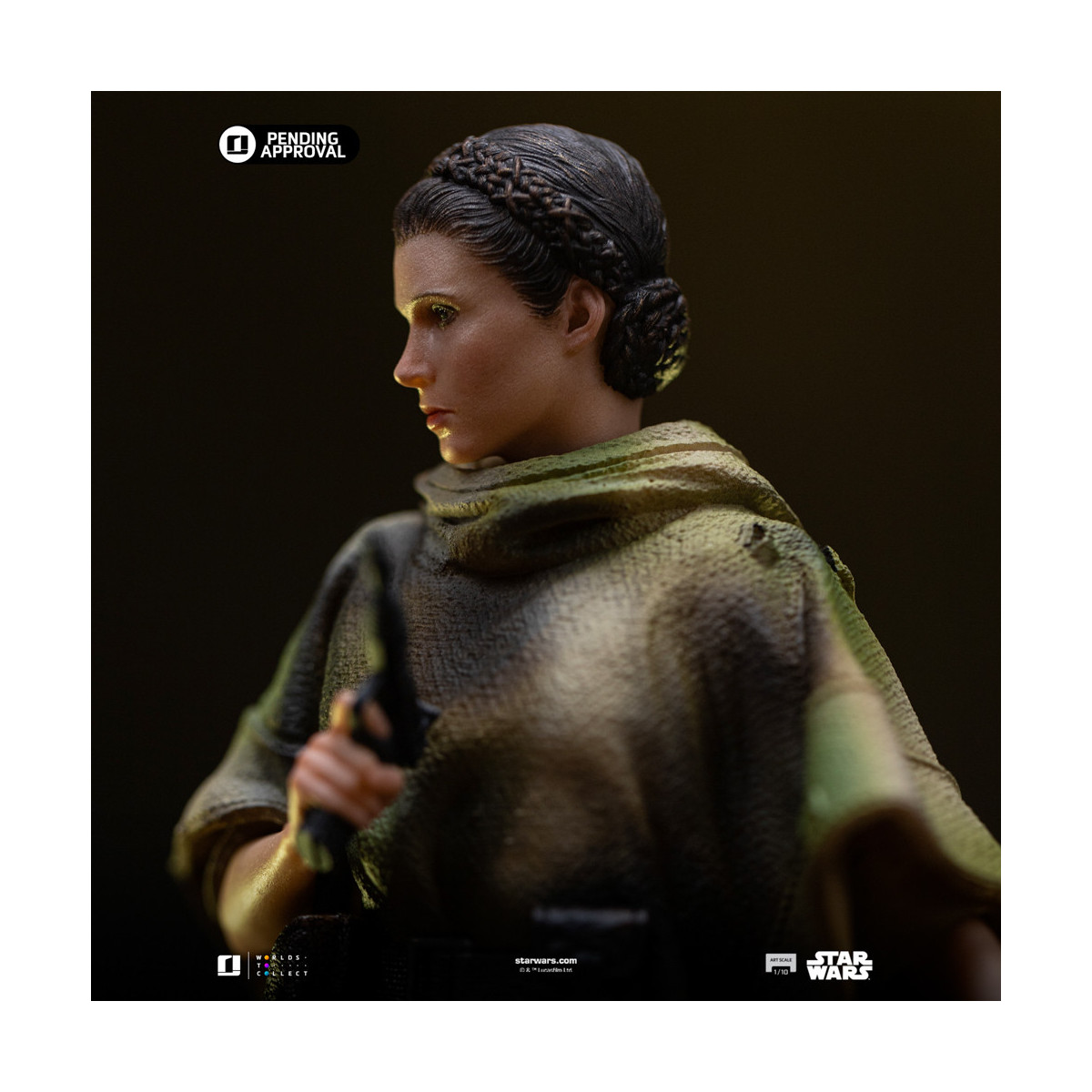 Iron Studios Star Wars - Leia y Wicket Arte Escala 1/10 - El Retorno del Jedi