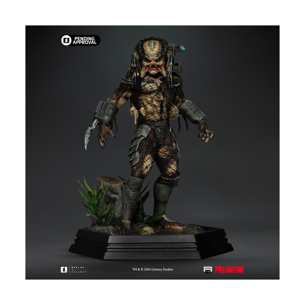 Iron Studios Cazador de la jungla Predator - Escala artística 1/10