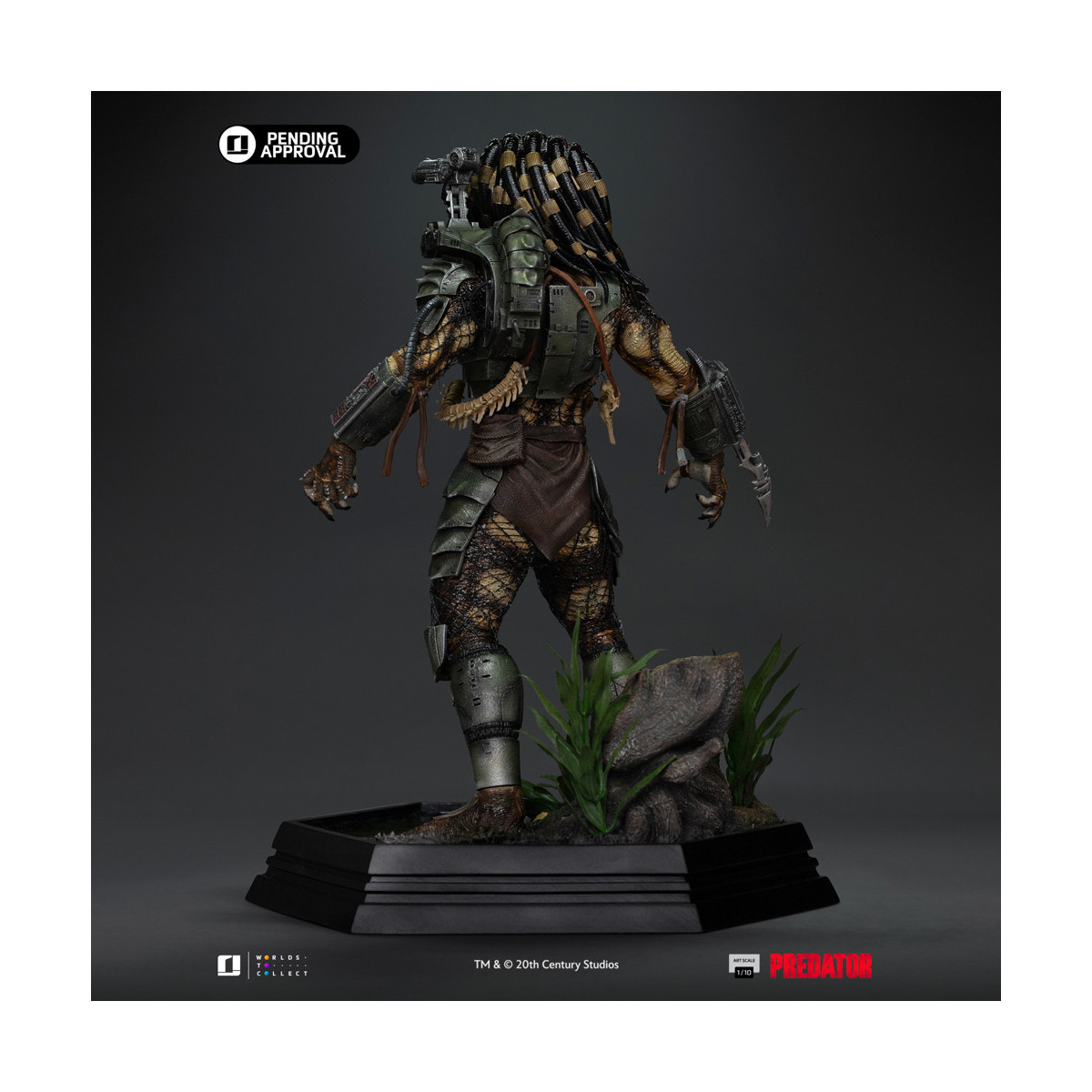 Iron Studios Cazador de la jungla Predator - Escala artística 1/10