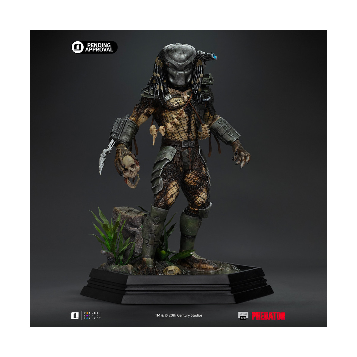 Iron Studios Cazador de la jungla Predator - Escala artística 1/10