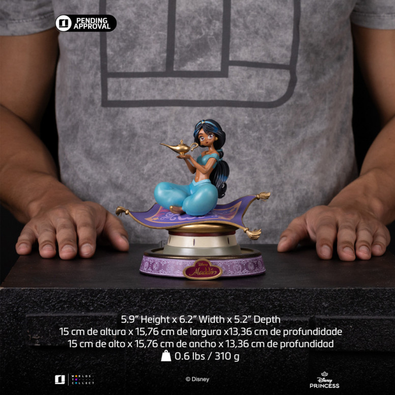 Iron Studios Disney Princesa - Jasmine Anime Princesa Arte Escala 1/10
