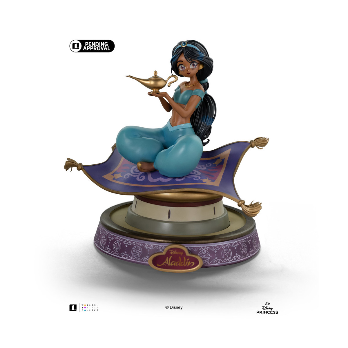 Iron Studios Disney Princesa - Jasmine Anime Princesa Arte Escala 1/10