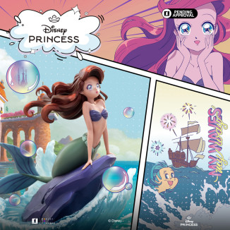 Iron Studios Disney Princesa - Ariel Anime Princesa Arte Escala 1/10