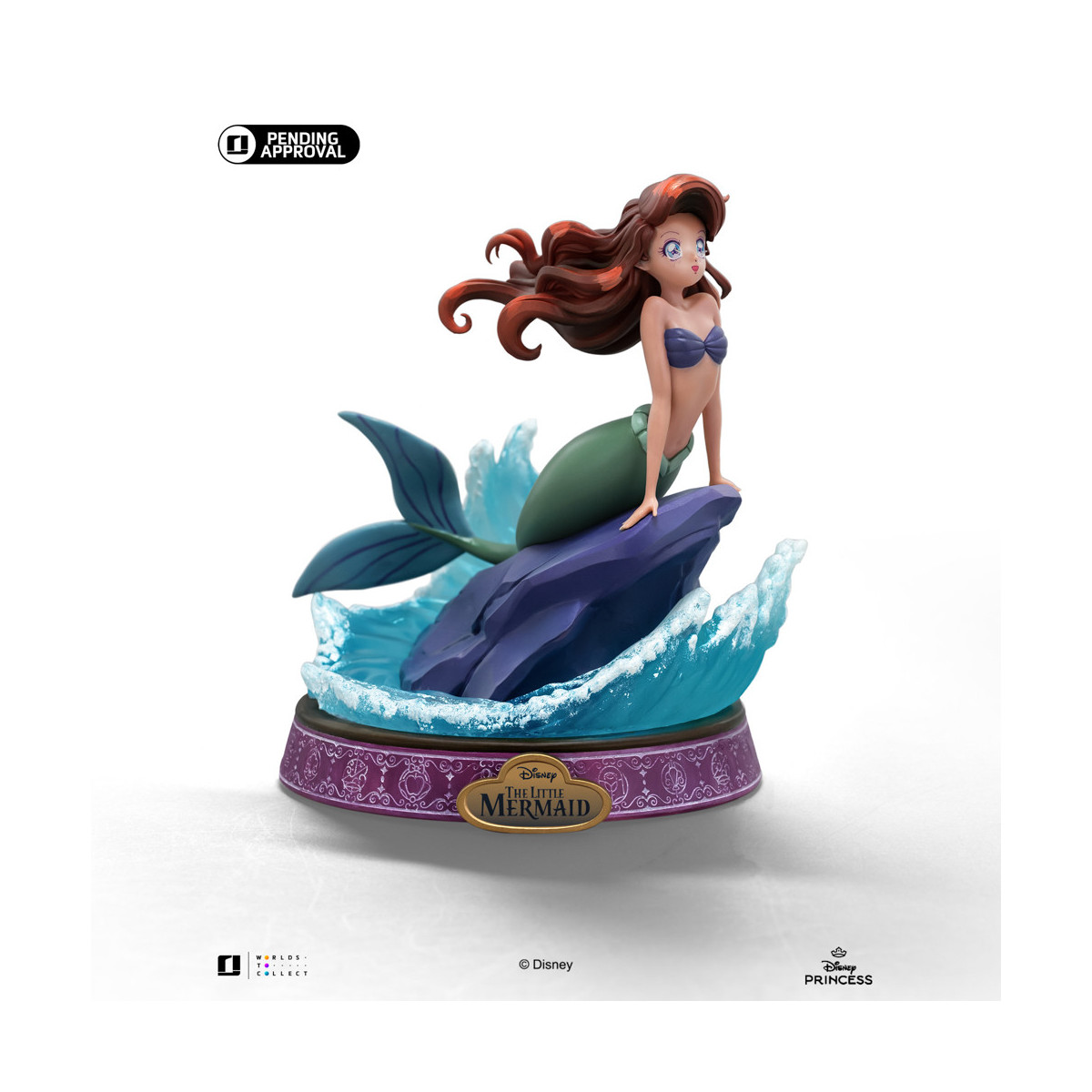 Iron Studios Disney Princesa - Ariel Anime Princesa Arte Escala 1/10