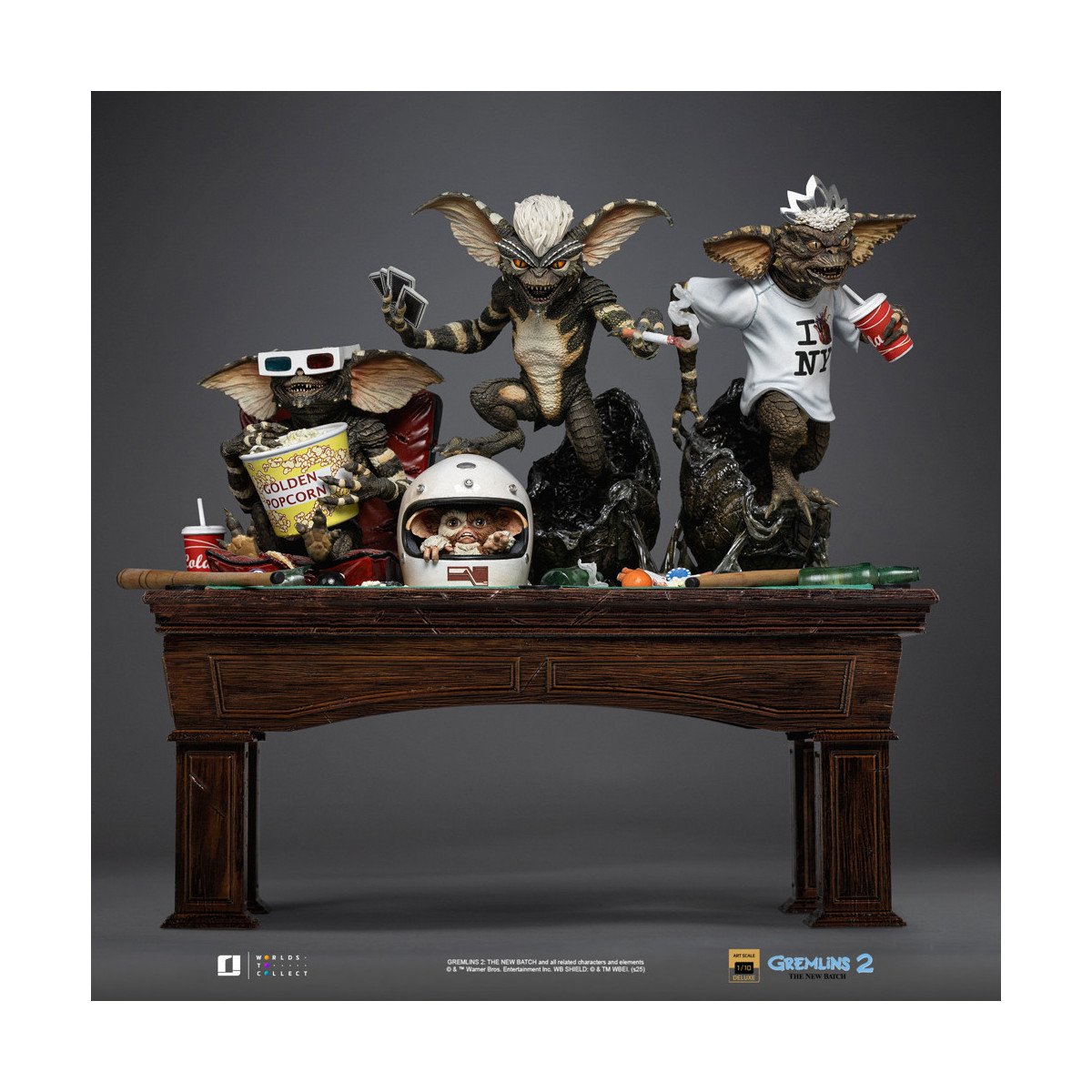 Iron Studios Gremlins 2 - Gremlins Diorama Deluxe Art Escala 1/10