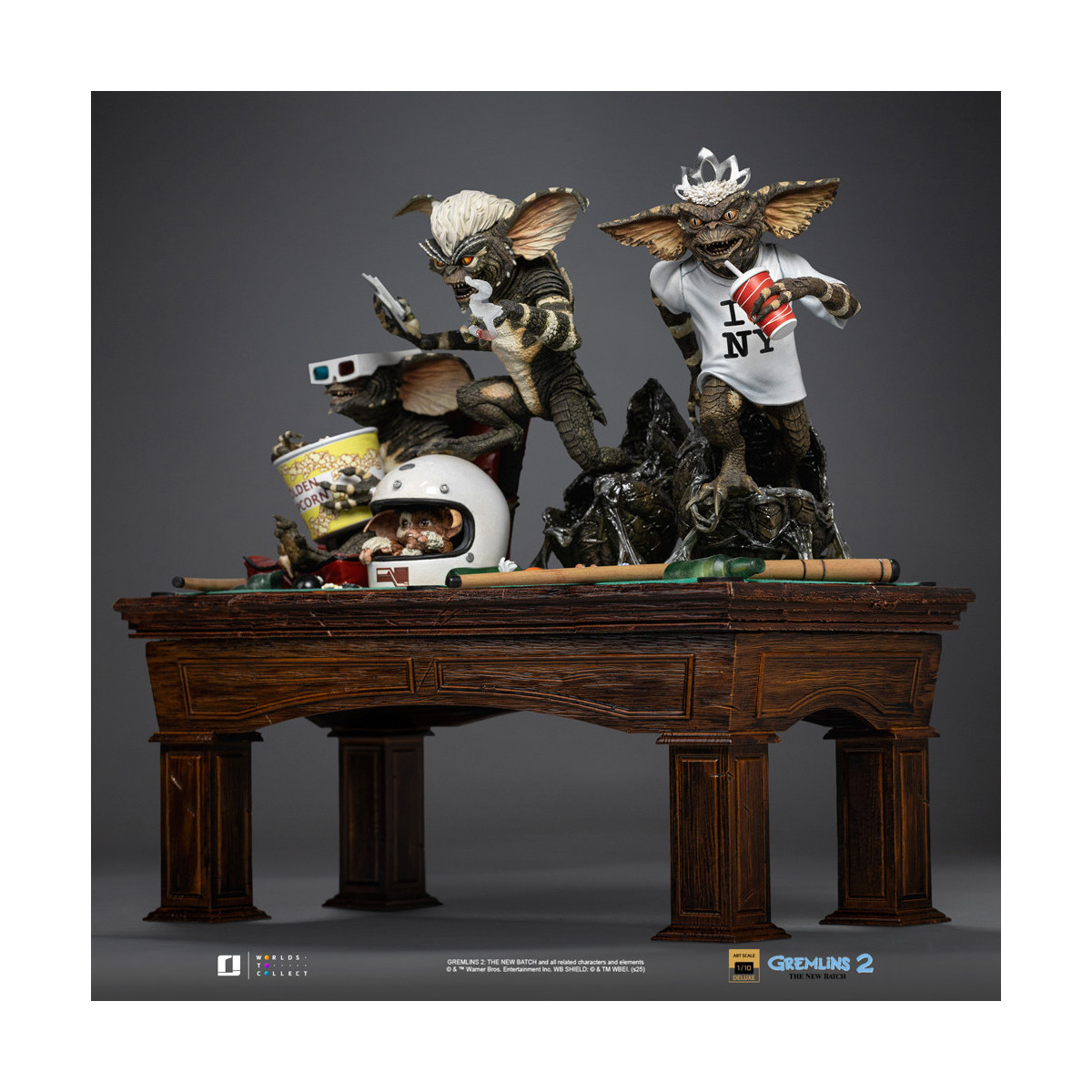 Iron Studios Gremlins 2 - Gremlins Diorama Deluxe Art Escala 1/10