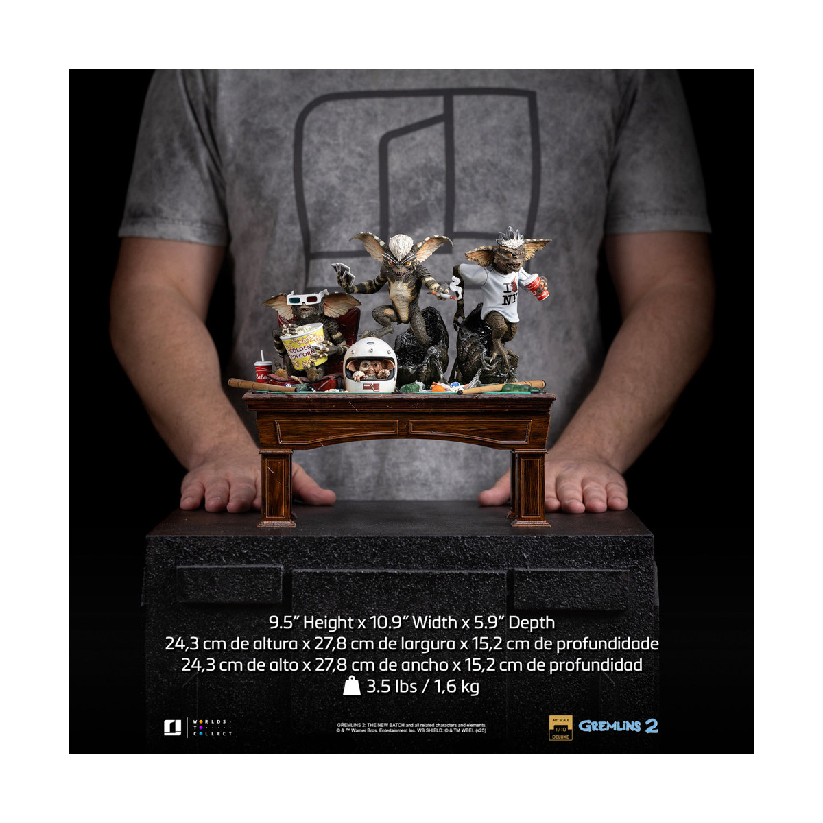 Iron Studios Gremlins 2 - Gremlins Diorama Deluxe Art Escala 1/10