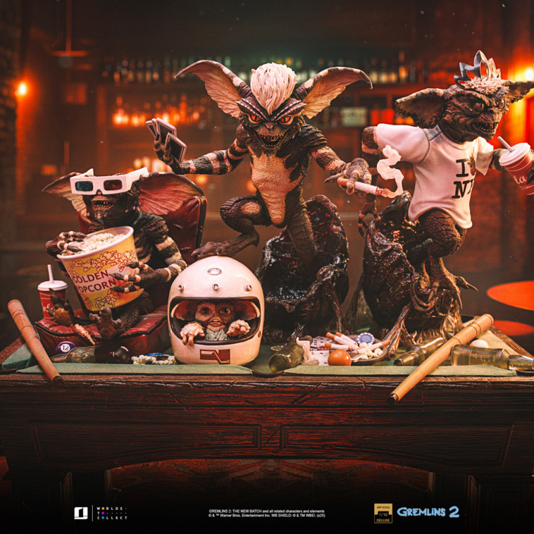 Iron Studios Gremlins 2 - Gremlins Diorama Deluxe Art Escala 1/10