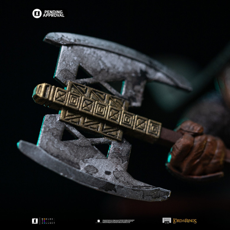Iron Studios - Gimli Unleashed - El Señor de los Anillos - LOTR Unleashed Art Escala 1/10