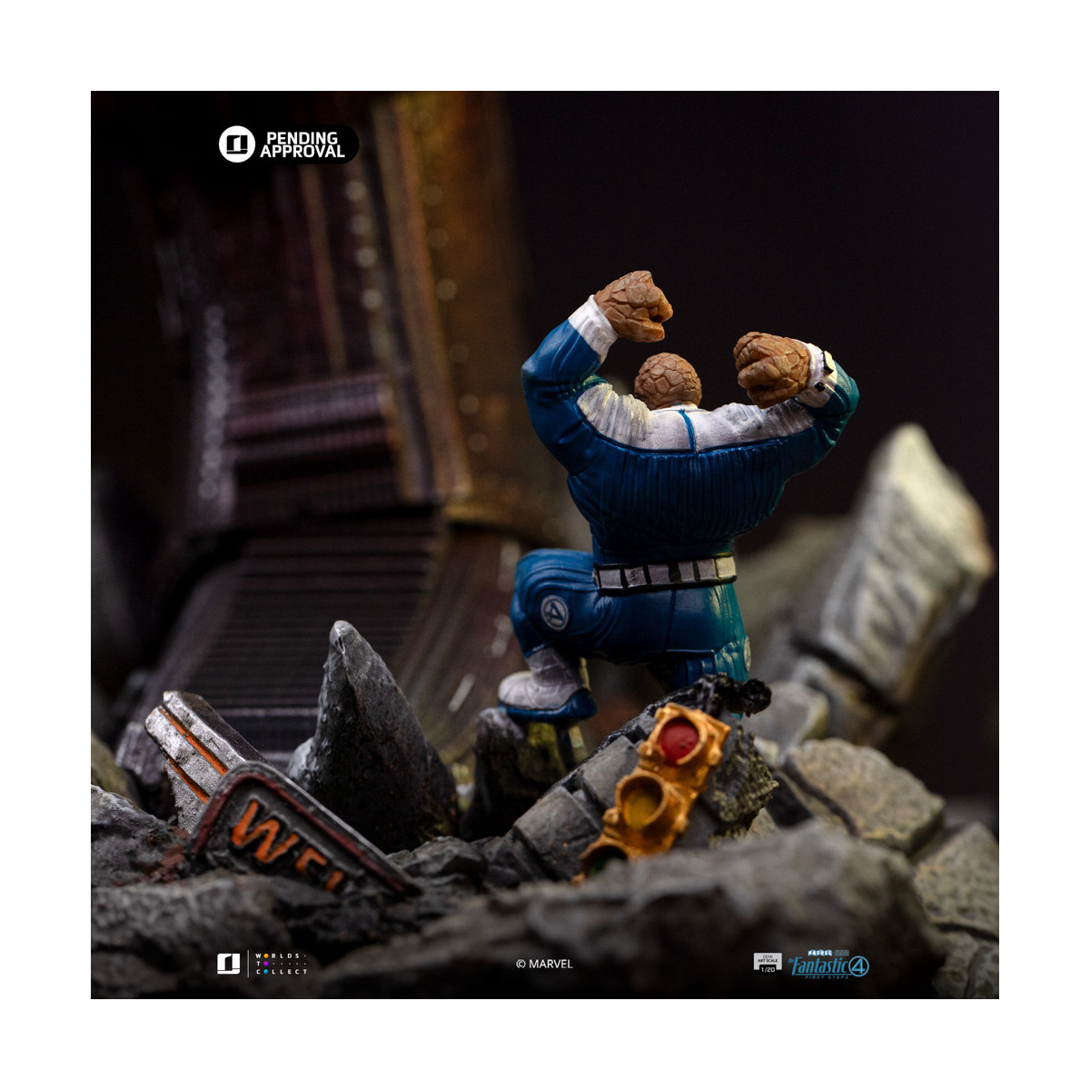 Iron Studios - Marvel Fantastic 4 - Galactus Diorama Deluxe Demi Art Escala 1/20