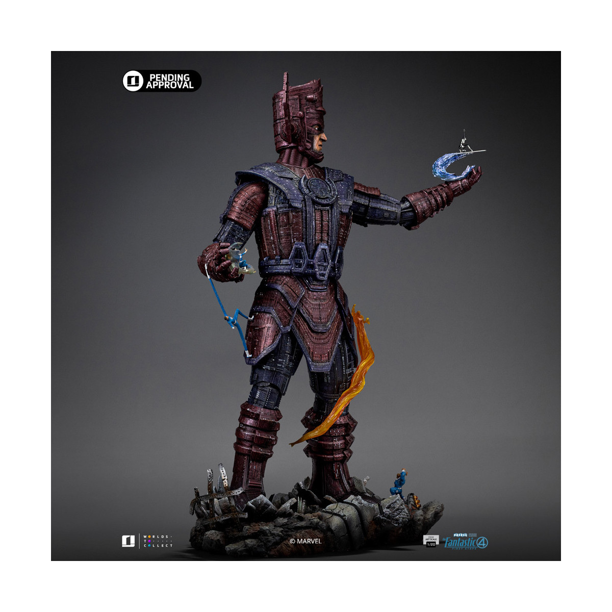Iron Studios - Marvel Fantastic 4 - Galactus Diorama Deluxe Demi Art Escala 1/20