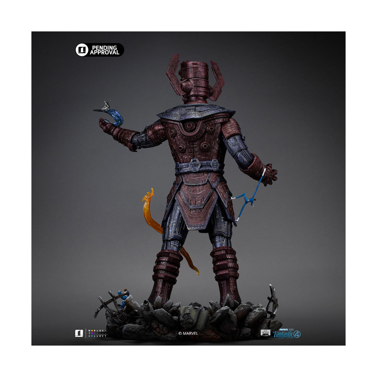 Iron Studios - Marvel Fantastic 4 - Galactus Diorama Deluxe Demi Art Escala 1/20