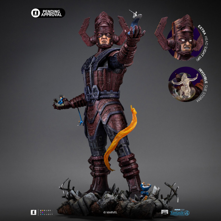 Iron Studios - Marvel Fantastic 4 - Galactus Diorama Deluxe Demi Art Escala 1/20