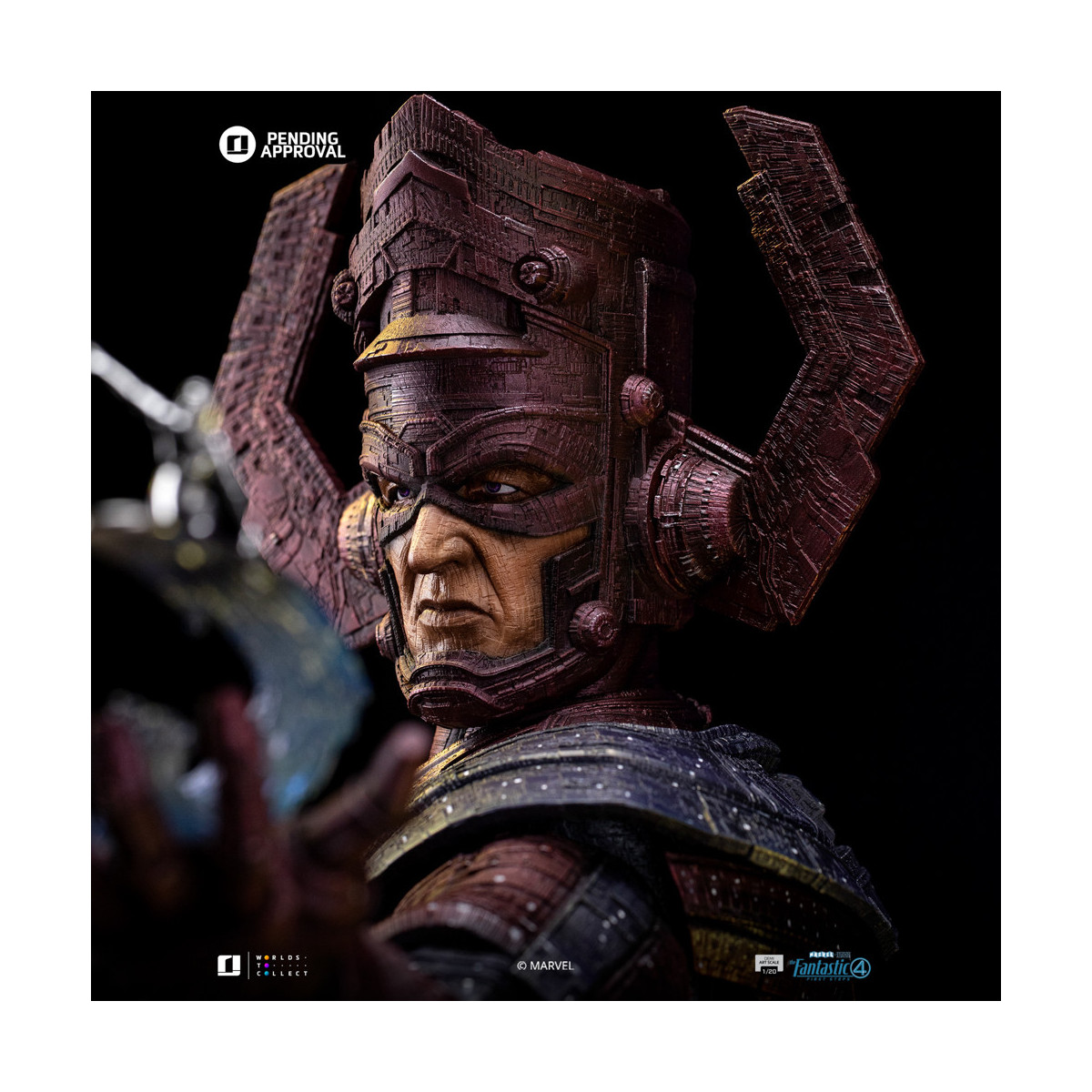 Iron Studios - Marvel Fantastic 4 - Galactus Diorama Deluxe Demi Art Escala 1/20