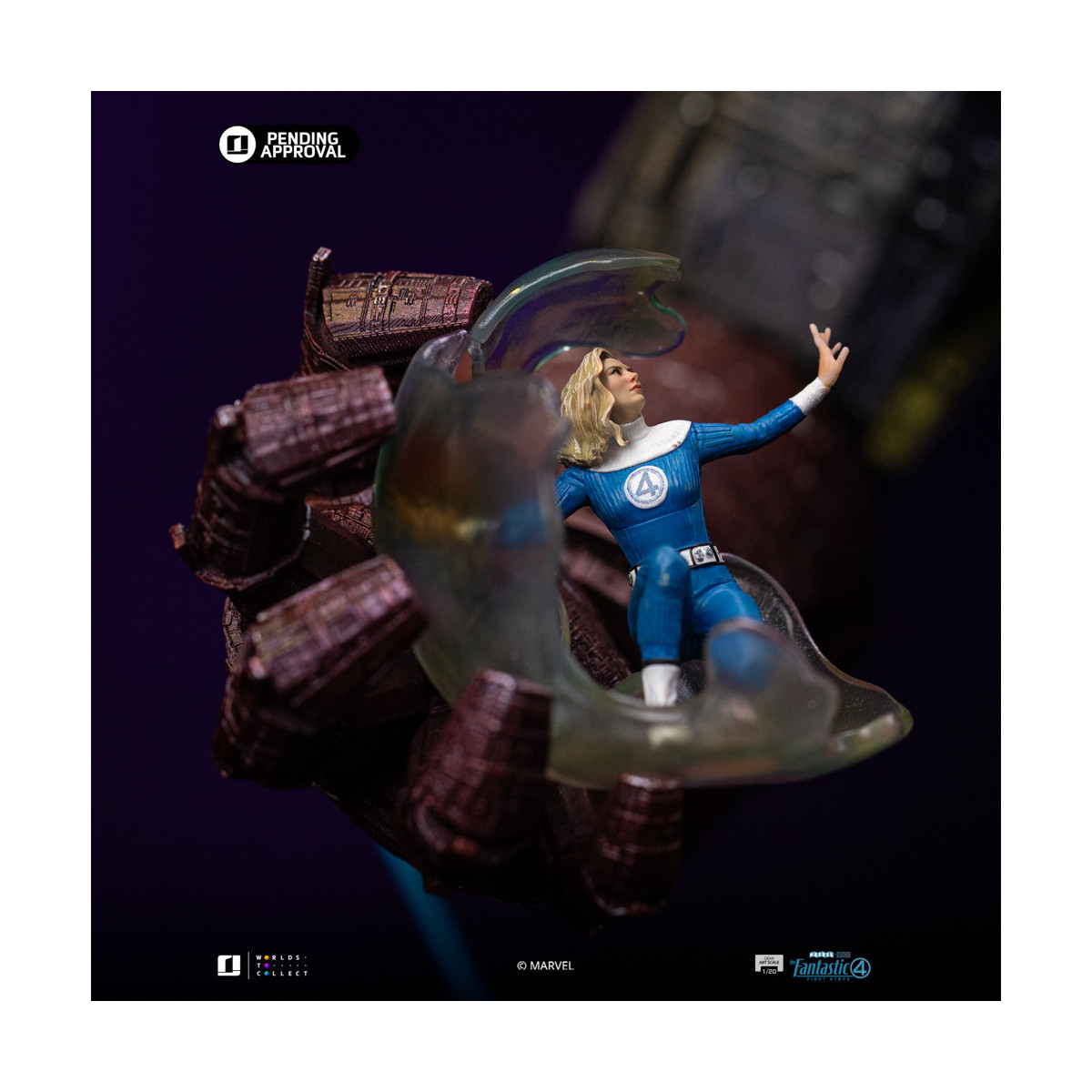 Iron Studios - Marvel Fantastic 4 - Galactus Diorama Deluxe Demi Art Escala 1/20