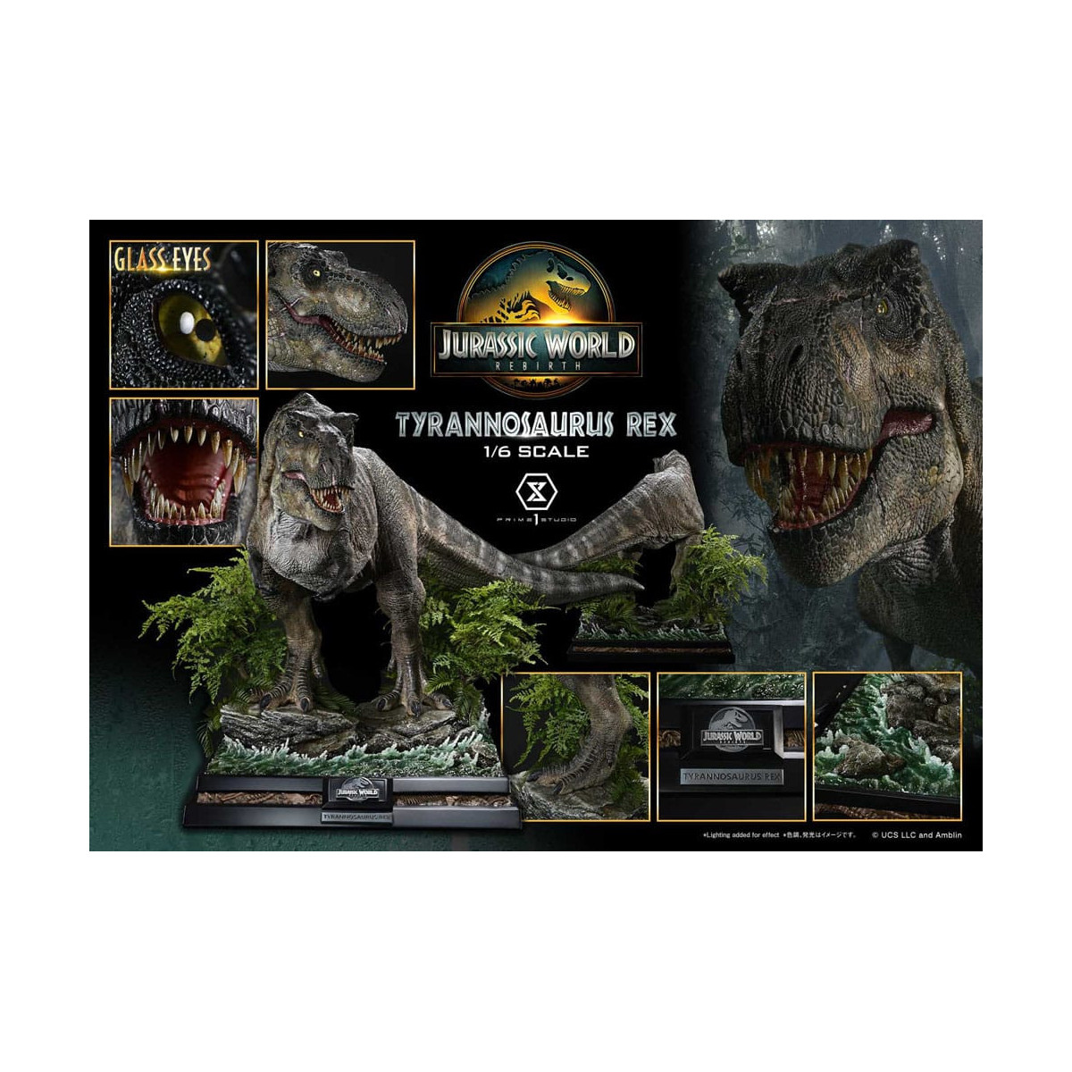 Prime 1 Studio - Jurassic World: Renacimiento - Legacy Museum Collection 1/6 Tyrannosaurus Rex Bonus Version