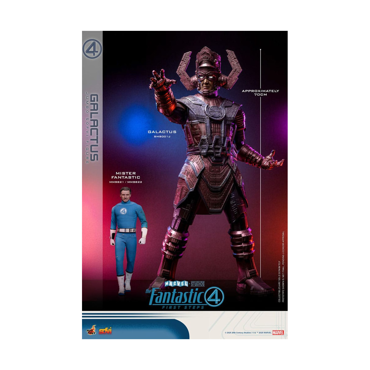 Hot Toys Marvel - Fantastic Four: First Steps - Sofvi Masterpiece GALACTUS - Jumbo Vinilo Blando