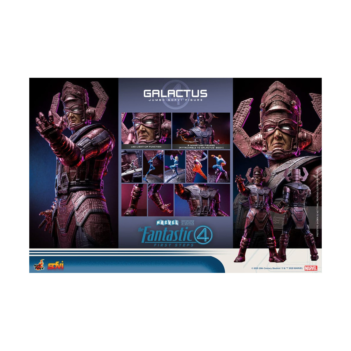 Hot Toys Marvel - Fantastic Four: First Steps - Sofvi Masterpiece GALACTUS - Jumbo Vinilo Blando