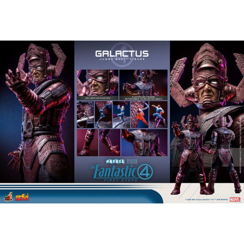 Hot Toys Marvel - Fantastic Four: First Steps - Sofvi Masterpiece GALACTUS - Jumbo Vinilo Blando