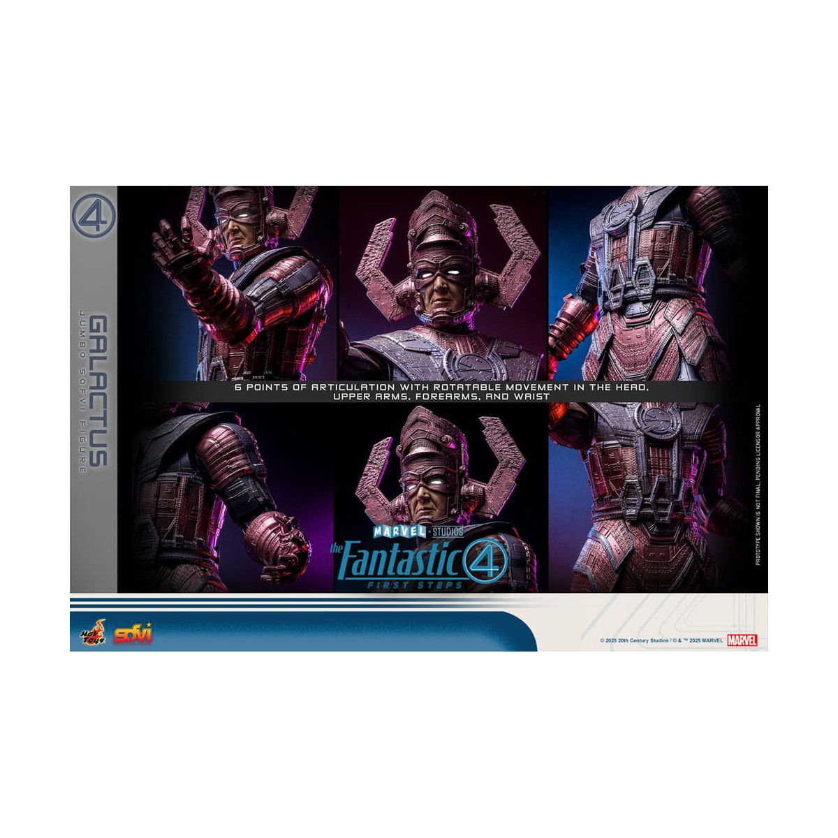 Hot Toys Marvel - Fantastic Four: First Steps - Sofvi Masterpiece GALACTUS - Jumbo Vinilo Blando