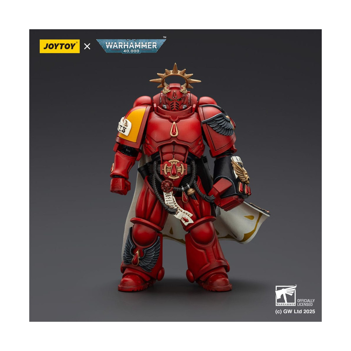 Joytoy - Warhammer - Blood Angels - Capitán con Pistola Infernal y Puño de Poder.
