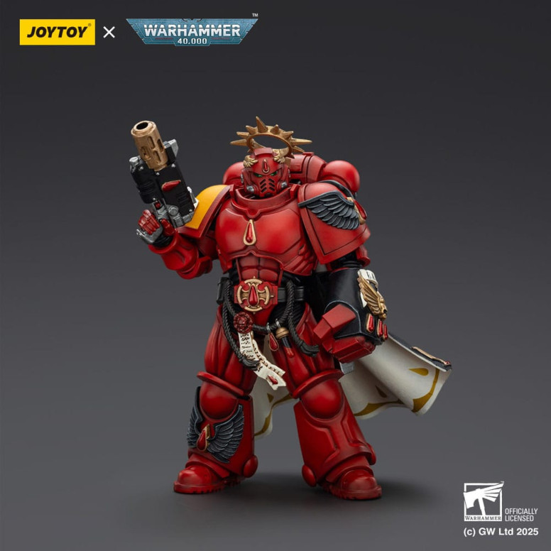 Joytoy - Warhammer - Blood Angels - Capitán con Pistola Infernal y Puño de Poder.