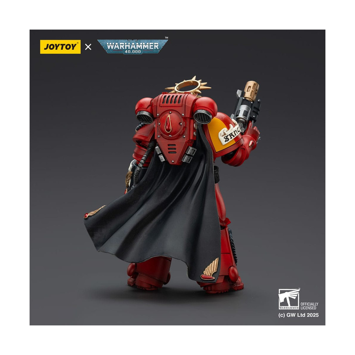 Joytoy - Warhammer - Blood Angels - Capitán con Pistola Infernal y Puño de Poder.