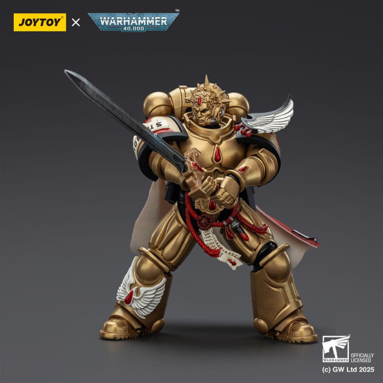 Joytoy - Warhammer - Blood Angels - Capitán con Pistola de Proyectiles Pesados y Espada de Poder