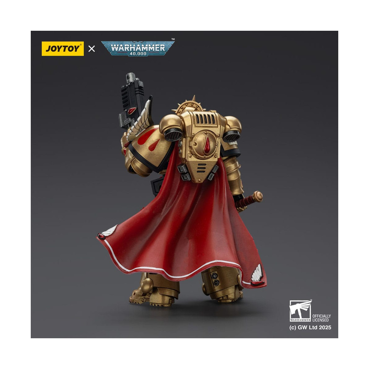 Joytoy - Warhammer - Blood Angels - Capitán con Pistola de Proyectiles Pesados y Espada de Poder