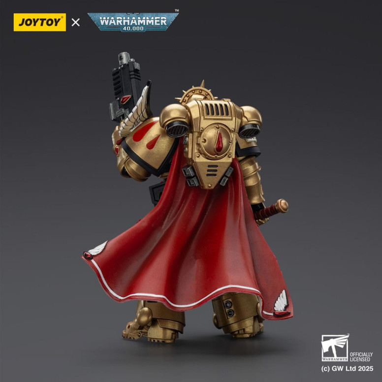 Joytoy - Warhammer - Blood Angels - Capitán con Pistola de Proyectiles Pesados y Espada de Poder