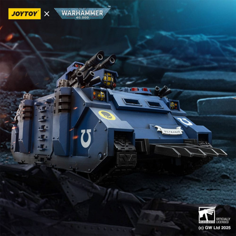 JoyToy - Space Marines - Ultramarines - Razorback con doble lascannon 1/18 - Warhammer 40K